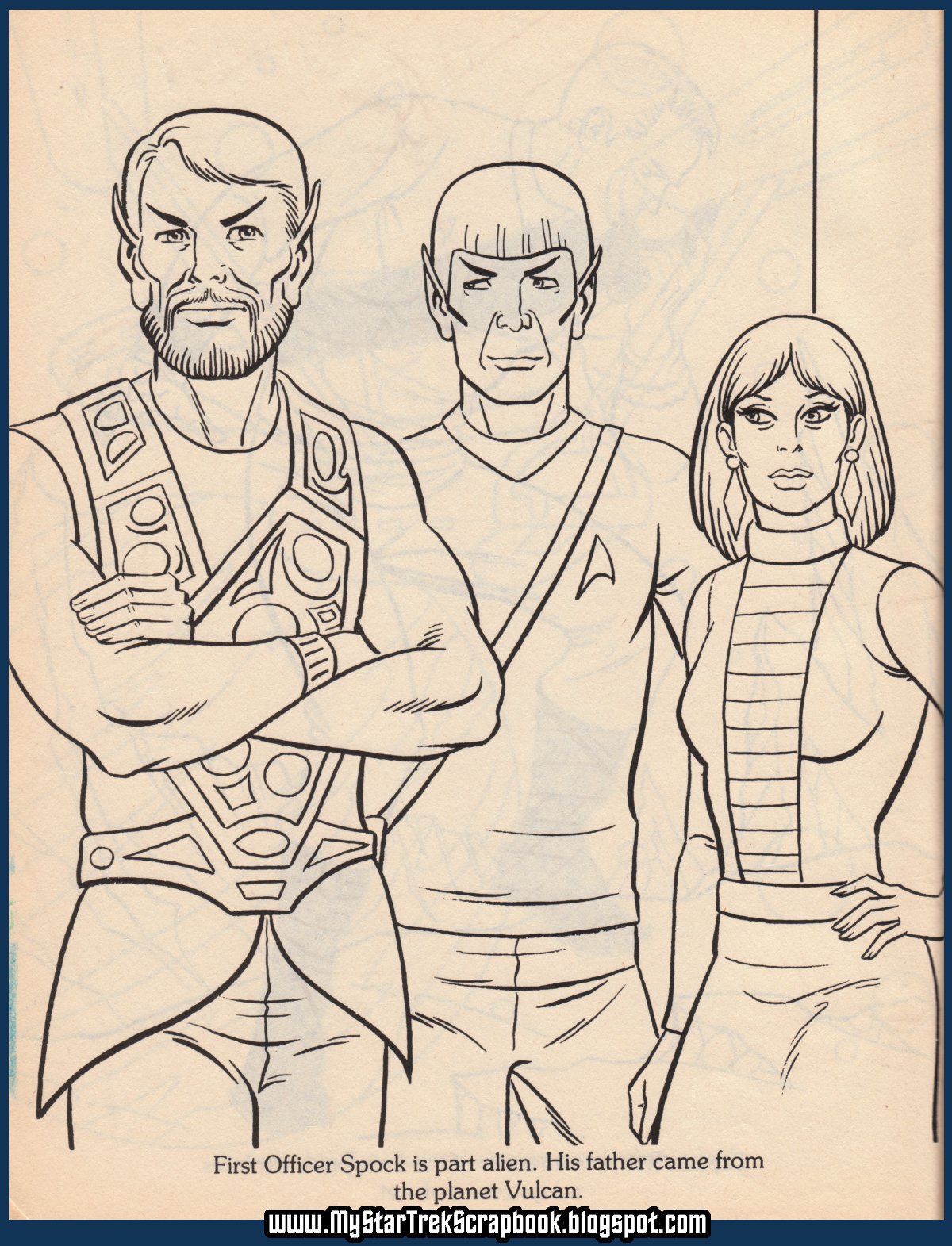 Star Trek Aliens Coloring Book