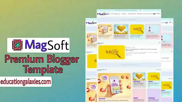 magsoft premium blogger template