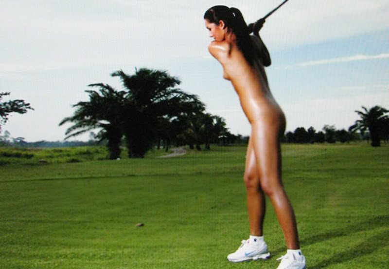 Jang ARumee Playing Golf Naked