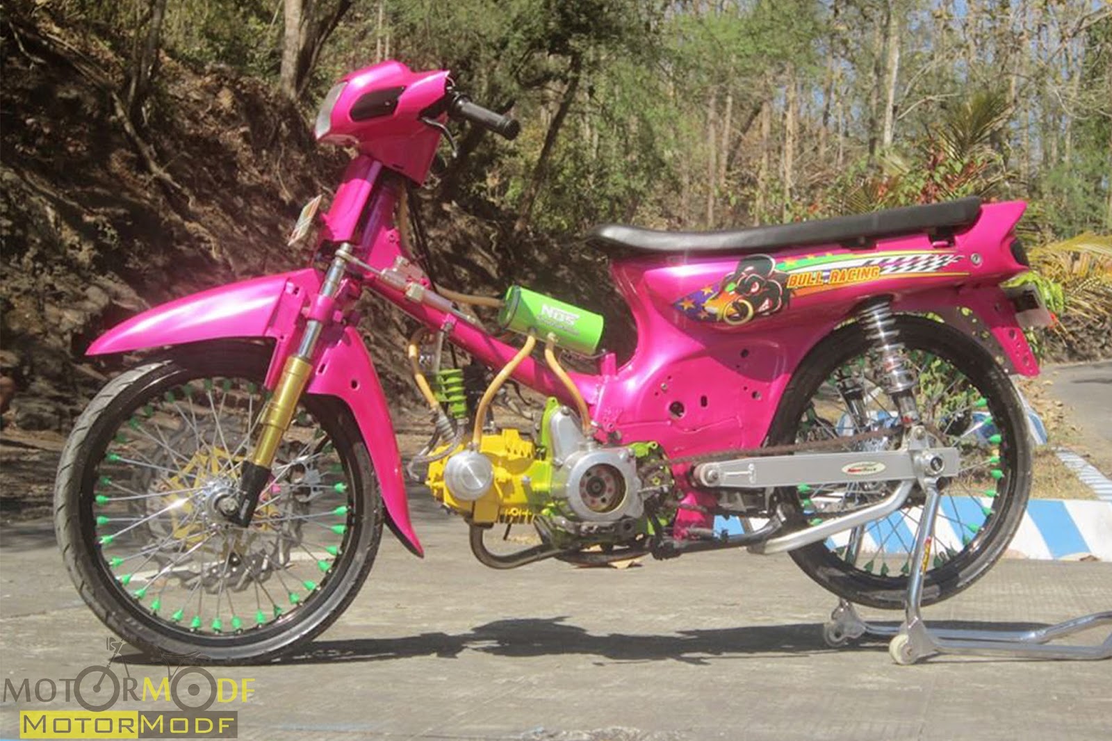 Koleksi Modifikasi Motor Jupiter Z Warna Pink Terlengkap Pojok