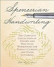 Image: Spencerian Handwriting: The Complete Collection of Theory and Practical Workbooks for Perfect Cursive and Hand Lettering | Kindle Edition | Print length: 182 pages | by Platts Roger Spencer (Author). Publisher: Ulysses Press; Workbook edition (August 2, 2016)