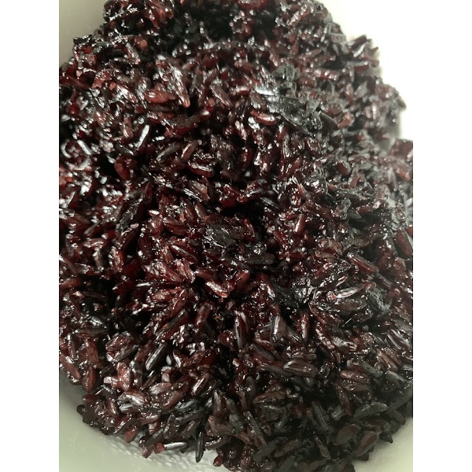 [ domaxfood ] Gạo Lứt Đen Dẻo Điện Biên - gạo nhà trồng - 1kg - gạo lứt đen dẻo ăn kiêng giảm cân