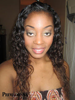 Brazillian hair weave washed with organix products