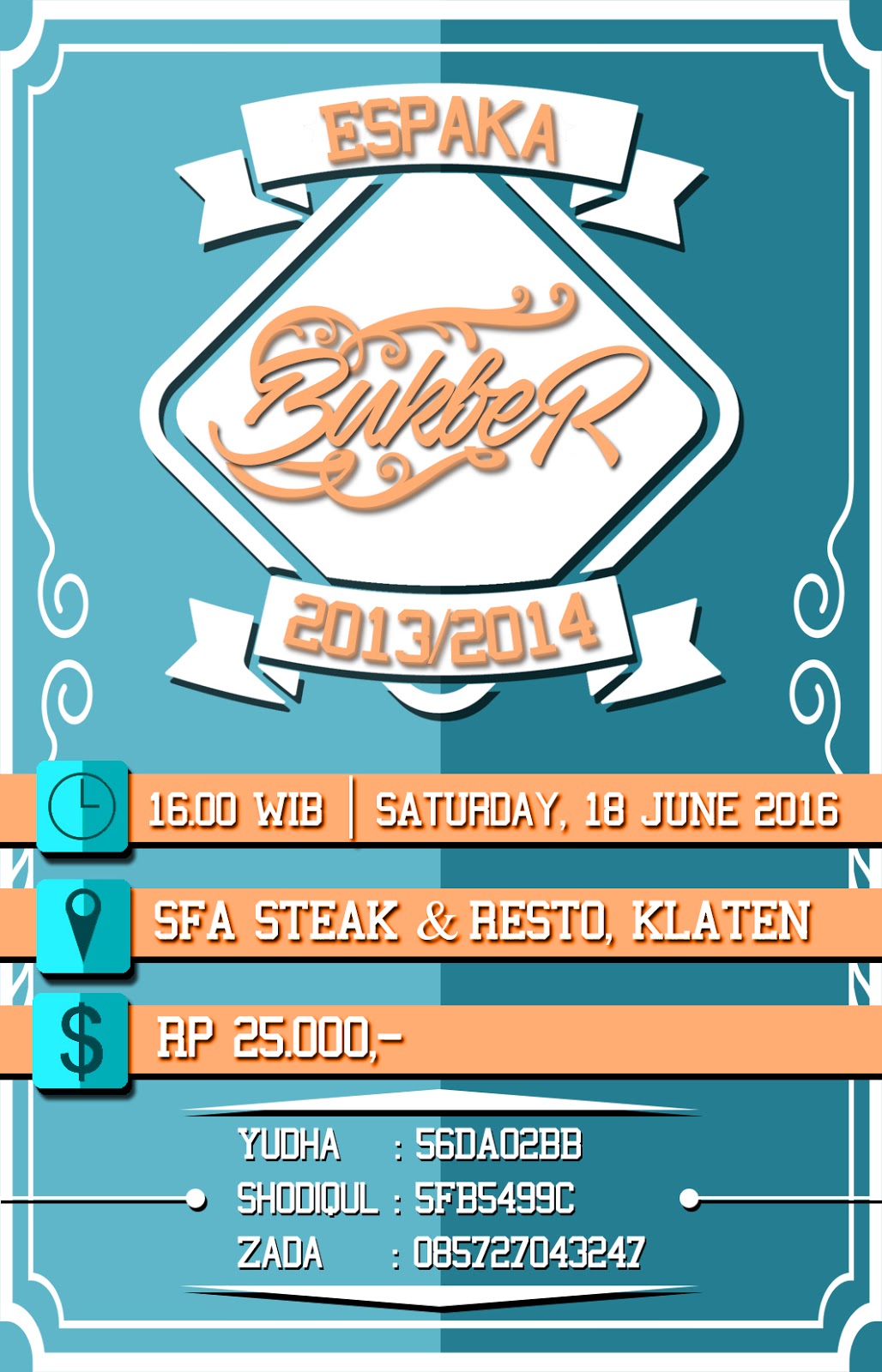 Desain Undangan Bukber Keren PSD  Share For You