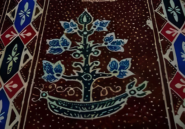 motif batik benang bintik kalimantan tengah