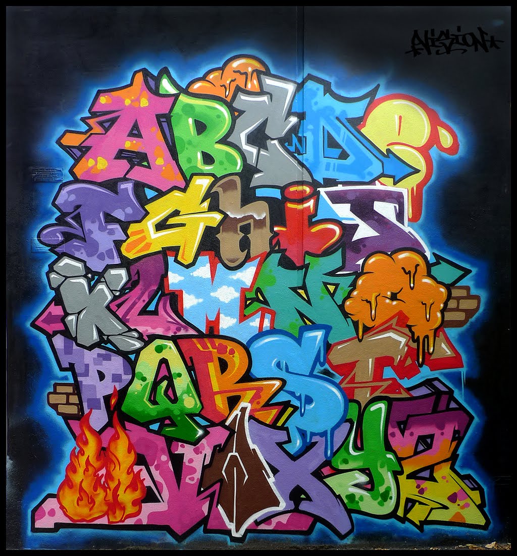 abecedario graffiti