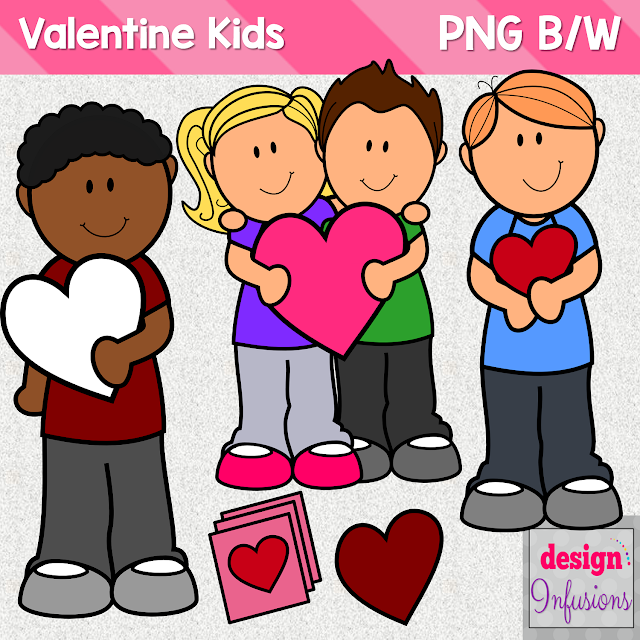 https://www.teacherspayteachers.com/Product/Valentine-Kids-Clipart-2315515