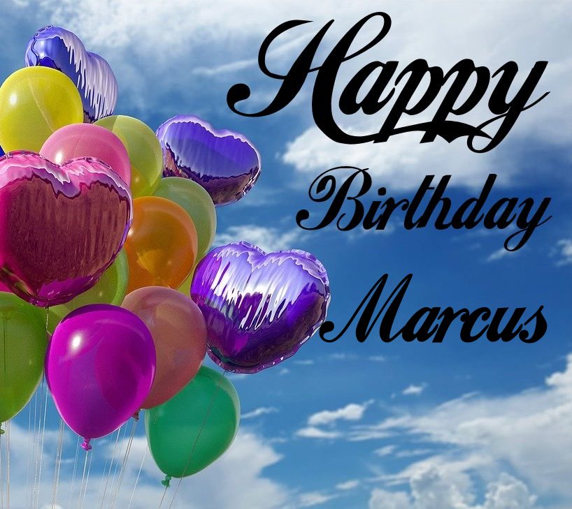 happy birthday marcus images
