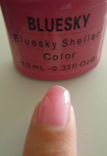 Bluesky shellac nail polish Gotchya, shellac nagu laka