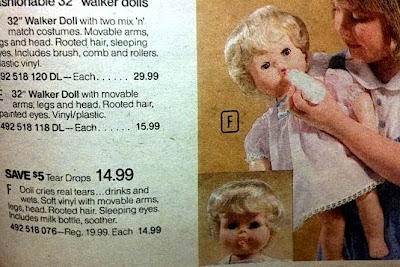 Baby Bubbles Doll on Click On The Vintage Baby Tear Drops Doll Image To Enlarge Greatly