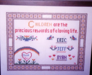 cross stitch sampler