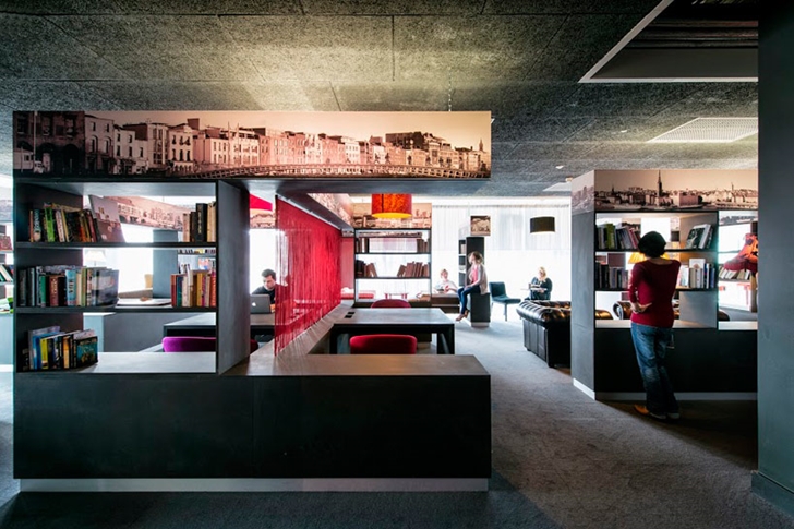 Interiors of Google office in Dublin 