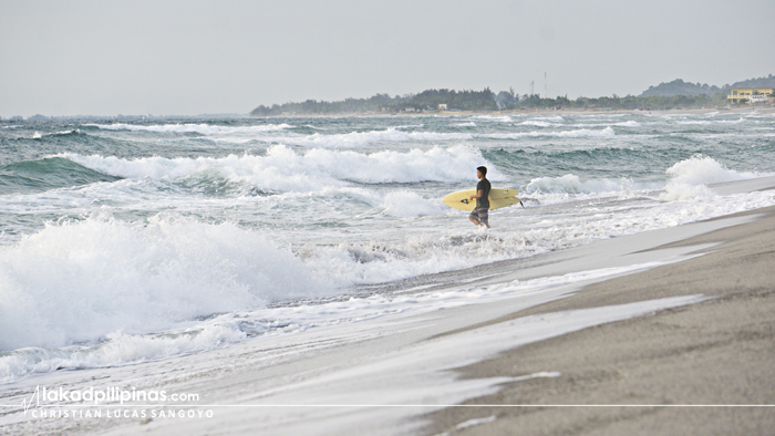 Surfing Cabangan Beach Zambales