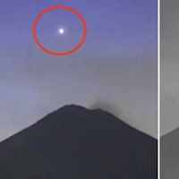 UFO terbang dalam kawah gunung berapi aktif, penyelidik dakwa ia portal ke dunia makhluk asing