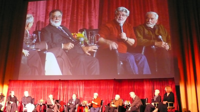 Coppola joined onstage by Carroll Ballard, George Lucas, Walter Murch and Matthew Robbins