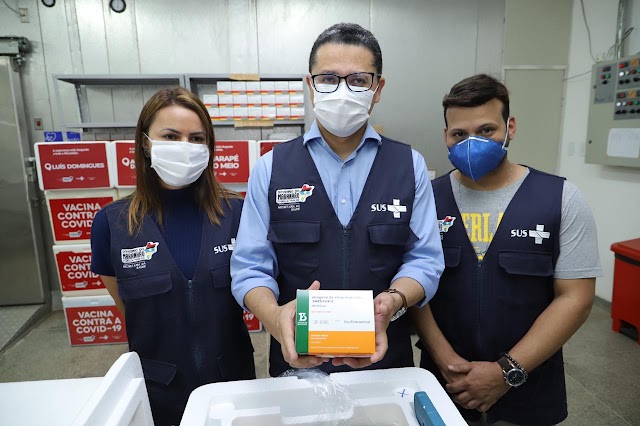 Saúde | Maranhão recebe sexto lote de vacinas CoronaVac e expande público-alvo da imunização