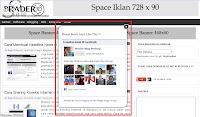 Cara Memasang Widget Like Box Facebook Melayang di Blog