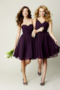 deep purple bridesmaid dresses. You and your bridesmaids can go as 'purple .
