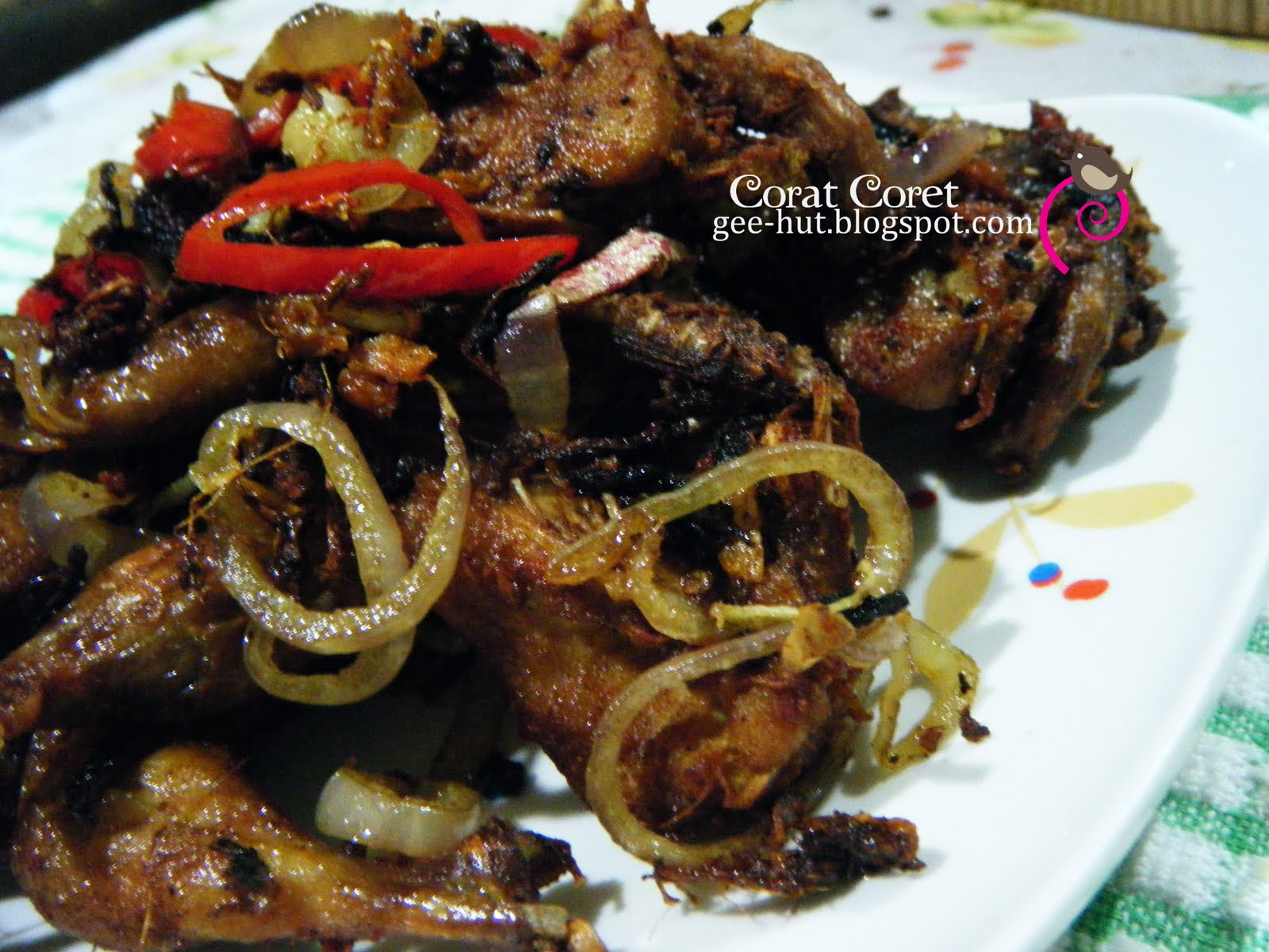 GeeHut: Puyuh goreng berempah