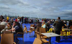 Roof bar on the top deck - DFDS Seaways