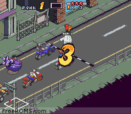 Biker Mice From Mars - SNES Game