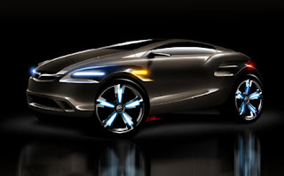 Type design modern famous Futuristic concept car 