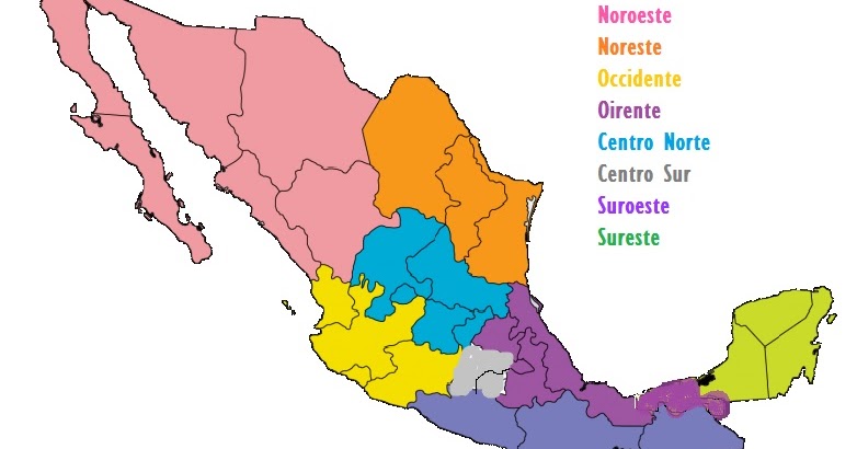 Zonas Económicas de la República Mexicana