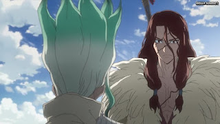 ドクターストーンアニメ 1期3話 獅子王司 Shishio Tsukasa CV.中村悠一 Dr. STONE Episode 3