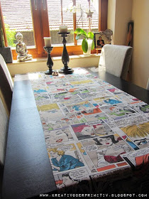 anleitung kissen bezug nähen dekostoff reisverschluss einnähen stoff DIY handmade selfmade anleitung kostenlos schnittmuster wohnzimmer sofa tischdecke retro comic