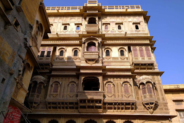Facades of last of the Patwa Havelis