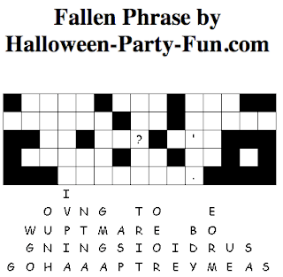 Printable Halloween Party Games