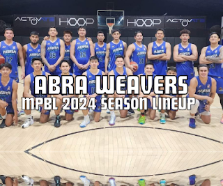 MPBL 2024 Season: Abra Weavers Lineup, Roster and Players