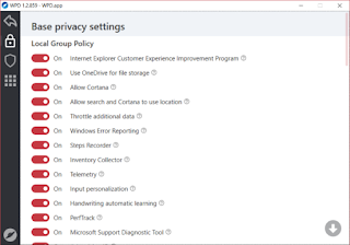 WPD Privacy Dashboard : Konfigurasikan pengaturan privasi Windows 10 dari satu tempat