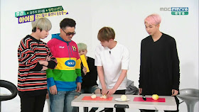 BTS Bangtan Boys Beyond The Scene V Suga Jin Jungkook Rap Monster Jimin J-Hope Weekly Idol ep 229 kim hee chul Defconn