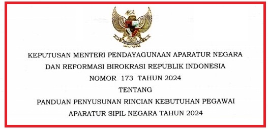 Panduan Penyusunan Rincian Kebutuhan ASN (Aparatur Sipil Negara) Tahun 2024