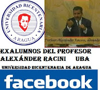 Lista de Alumnos del Profesor Alexander Racini ( Universidad Bicentenaria de Aragua UBA ) Materia : Derecho Mercantil I Sección : A Año: 1999