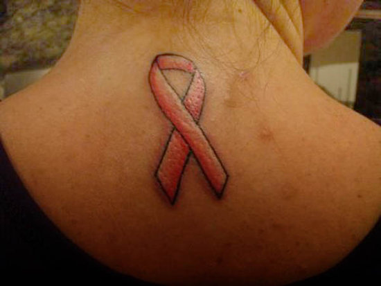 BREAST CANCER PINK RIBBON TATTOOS 9