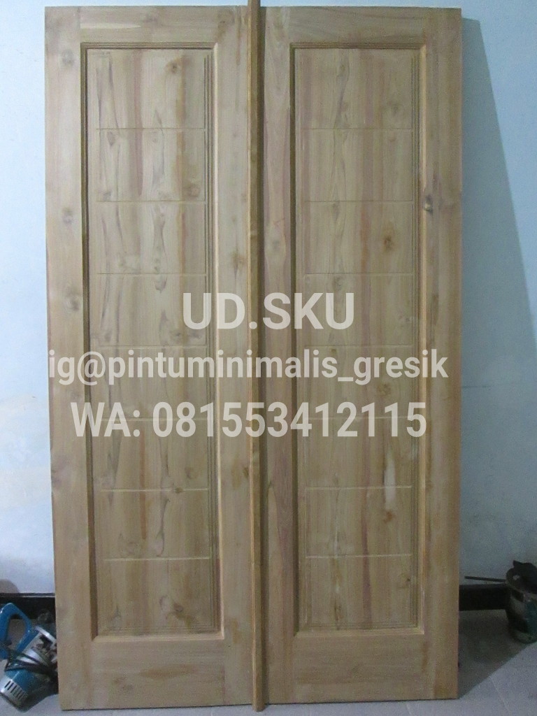 Jual Kusen Pintu Cendela Jati Minimalis Murah Gresik 