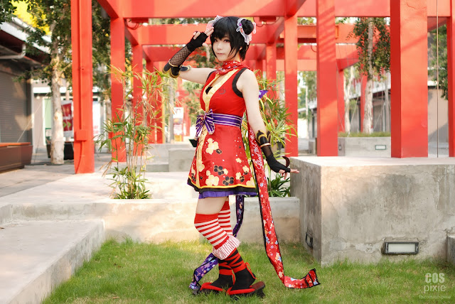 Mika Tan  cosplay Yazawa Nico (Ninja Ver.)