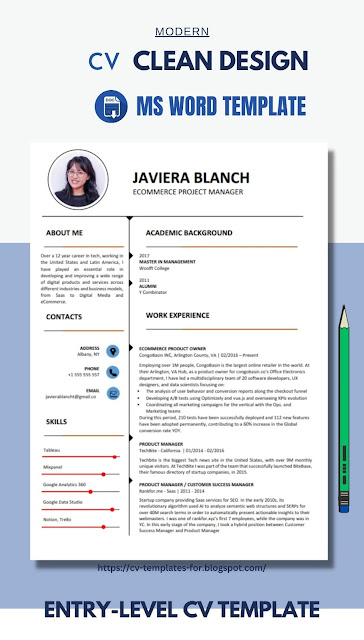 Entry-level resume template