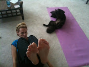 She also got her name from her foster home. Her foster Mom rescues American . (yoga dog)