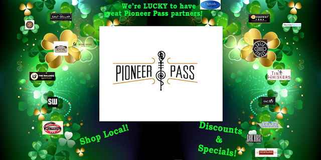 Patricks Day Pioneer Pass Partners original art work by Shawn Tromiczak