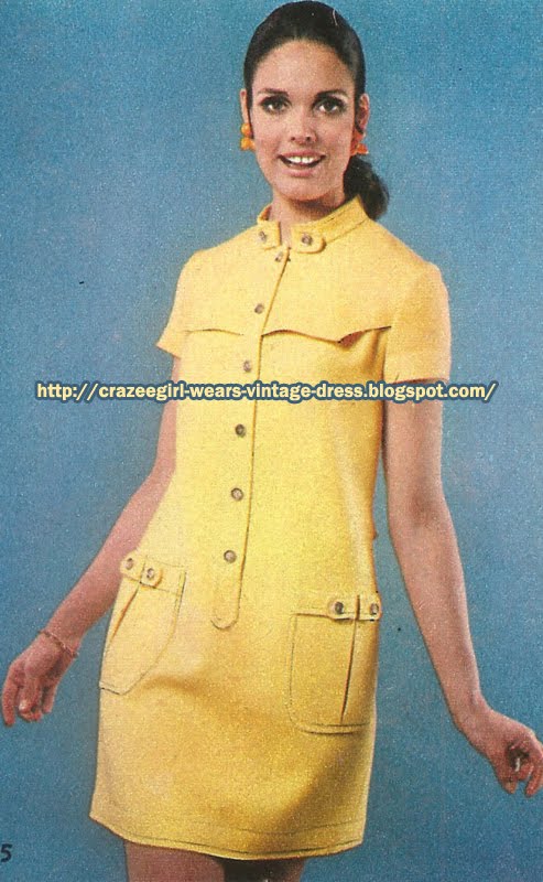 Yellow dress - Chloé - 1967 60s 1960