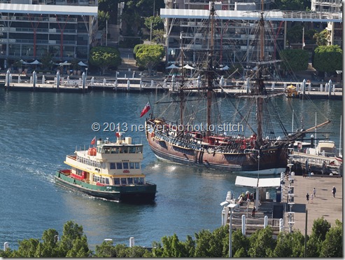 2013-04-25 ferry comming into Pyrmont Bay wharf 2013-04-25 ferry comming into Pyrmont Bay wharf