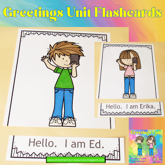 greetings expressions flashcards