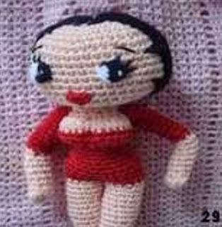 PATRON GRATIS BETTY BOOP AMIGURUMI 29