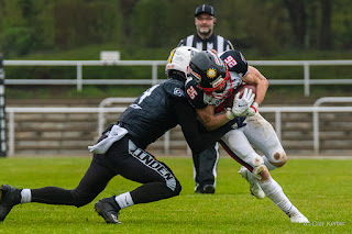 Sportfotografie American Football Merkur Bowl Minden Wolves Düsseldorf Panther Olaf Kerber