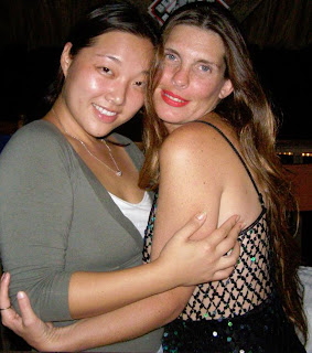 Me and the asian cutie at the Palapa Bar.