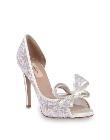 BOW for FAB VALENTINO FOR shoes bride BRIDE WHITE  so shoes: fab SHOES