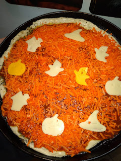 Homemade Halloween Pizza